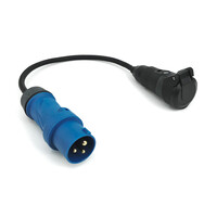 Verloopkabel CEE 3P contactstop > ABL PRO RA Koppeling 0,5mtr 3G2,5mm2 H07RN-F