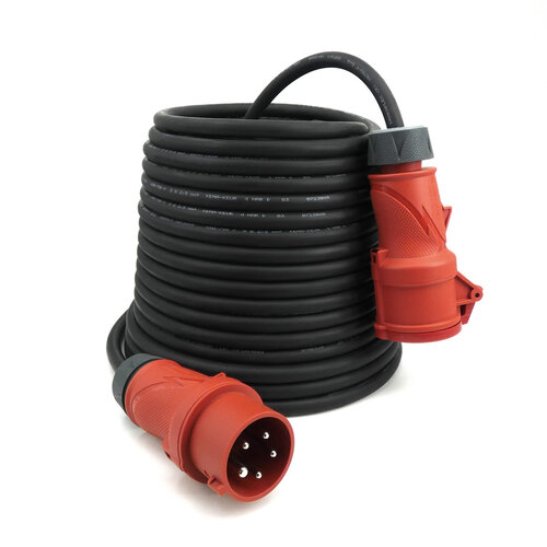 Kabelsopmaat.nl Verlengkabel CEE 16A 5P 20M 5G2,5mm2 H07RN-F PRO Kabelsopmaat.nl Verlengkabel CEE 16A 5P 20M 5G2,5mm2 H07RN-F PRO