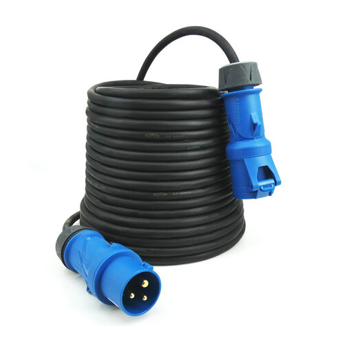 Kabelsopmaat.nl Verlengkabel CEE 16A 3P 5M 3G2,5mm2 H07RN-F PRO Kabelsopmaat.nl Verlengkabel CEE 16A 3P 5M 3G2,5mm2 H07RN-F PRO