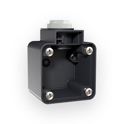Mennekes  10716 Onderbak schuko contactdoos zwart