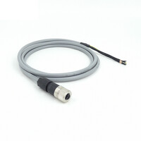 M12 4P Standaard Sensor/Actuator aansluitkabel enkelzijdige 10mtr PVC kabel