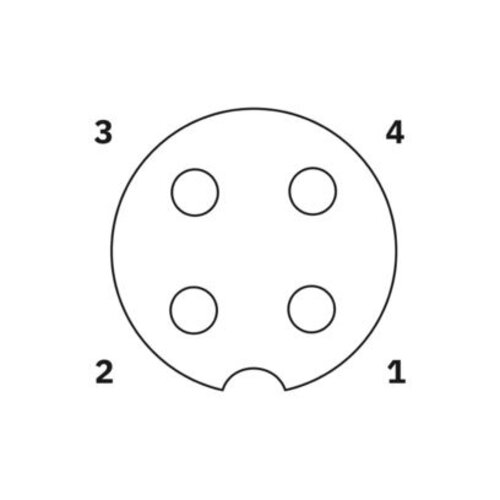 Kabelsopmaat.nl M12 4P Sensor/Actuator aansluitkabel Standaard enkelzijdig 10mtr PVC kabel Kabelsopmaat.nl M12 4P Sensor/Actuator aansluitkabel Standaard enkelzijdig 10mtr PVC kabel
