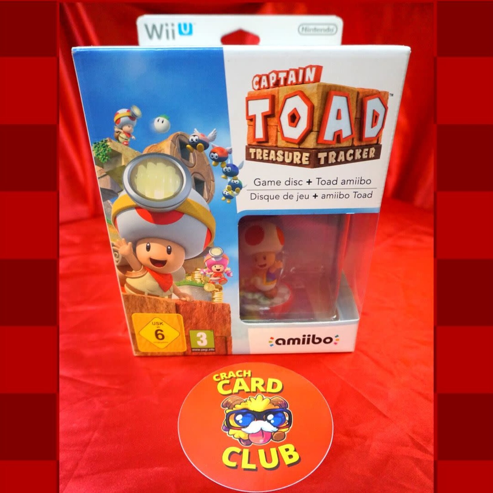 Nintendo Captain toad Wii U amiibo en boîte