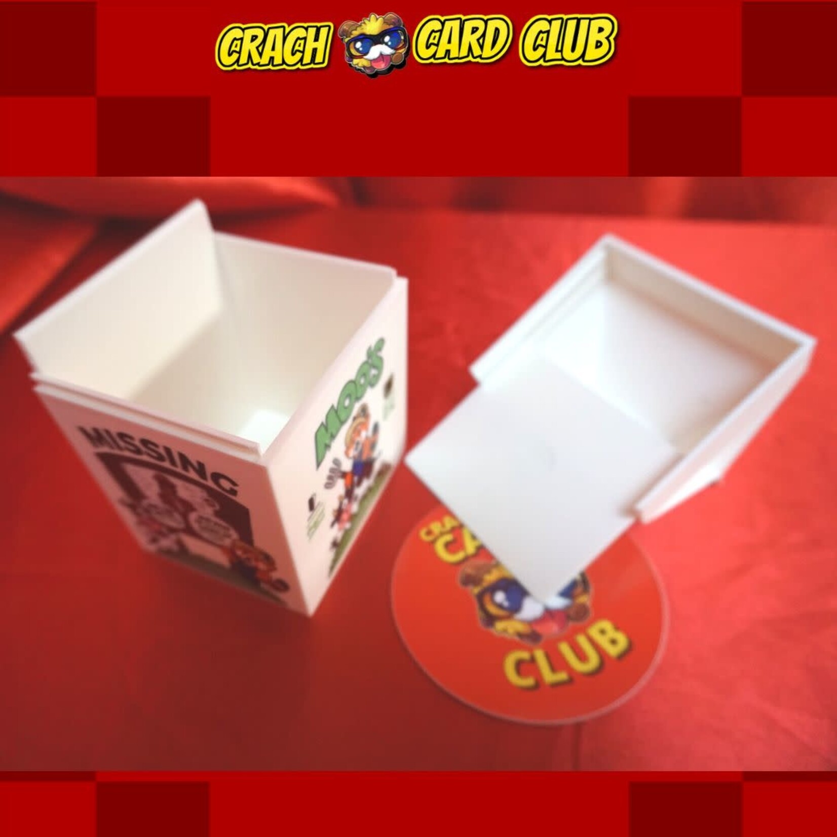 Seize the Bean Milk Carton  deckbox