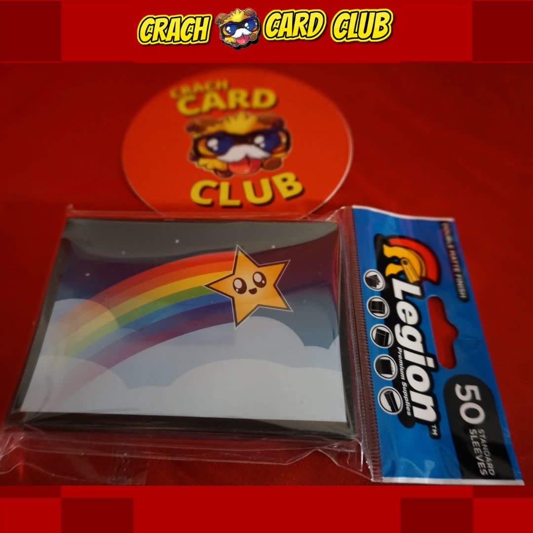 Legion Legion sleeves rainbow star (50) - Crach Card Club Legion Legion sleeves rainbow star (50) - Crach Card Club