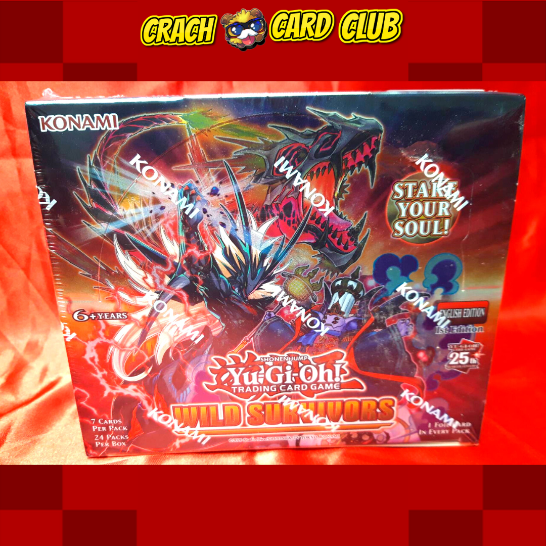 wild survivors booster box Amazon.com: Konami Yu-Gi-Oh! Wild Survivors Box with 24 Envelopes,  KOI86150, Pink : Toys & Games