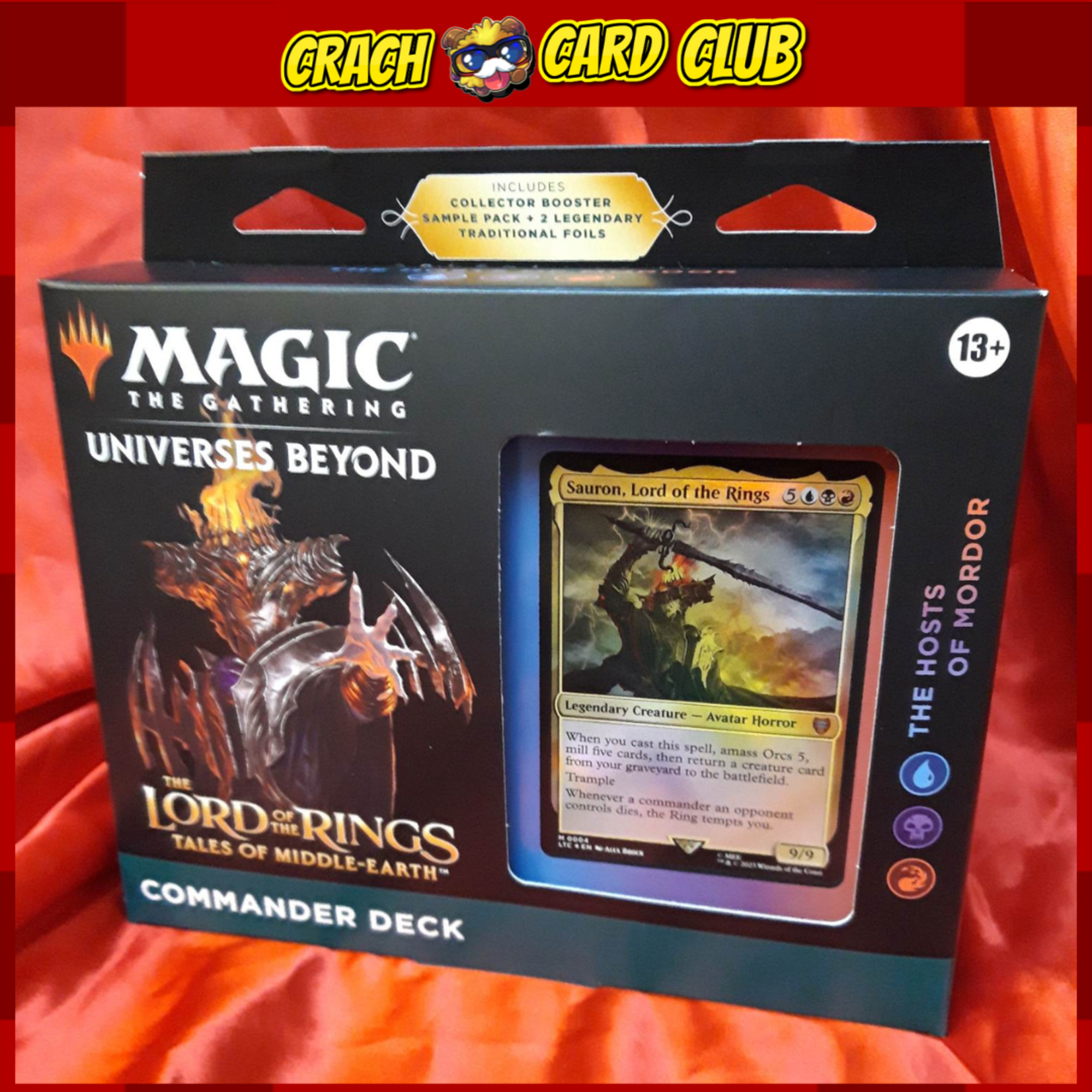 MTG MTG Lord of the Rings Commander deck The hosts of Mordor