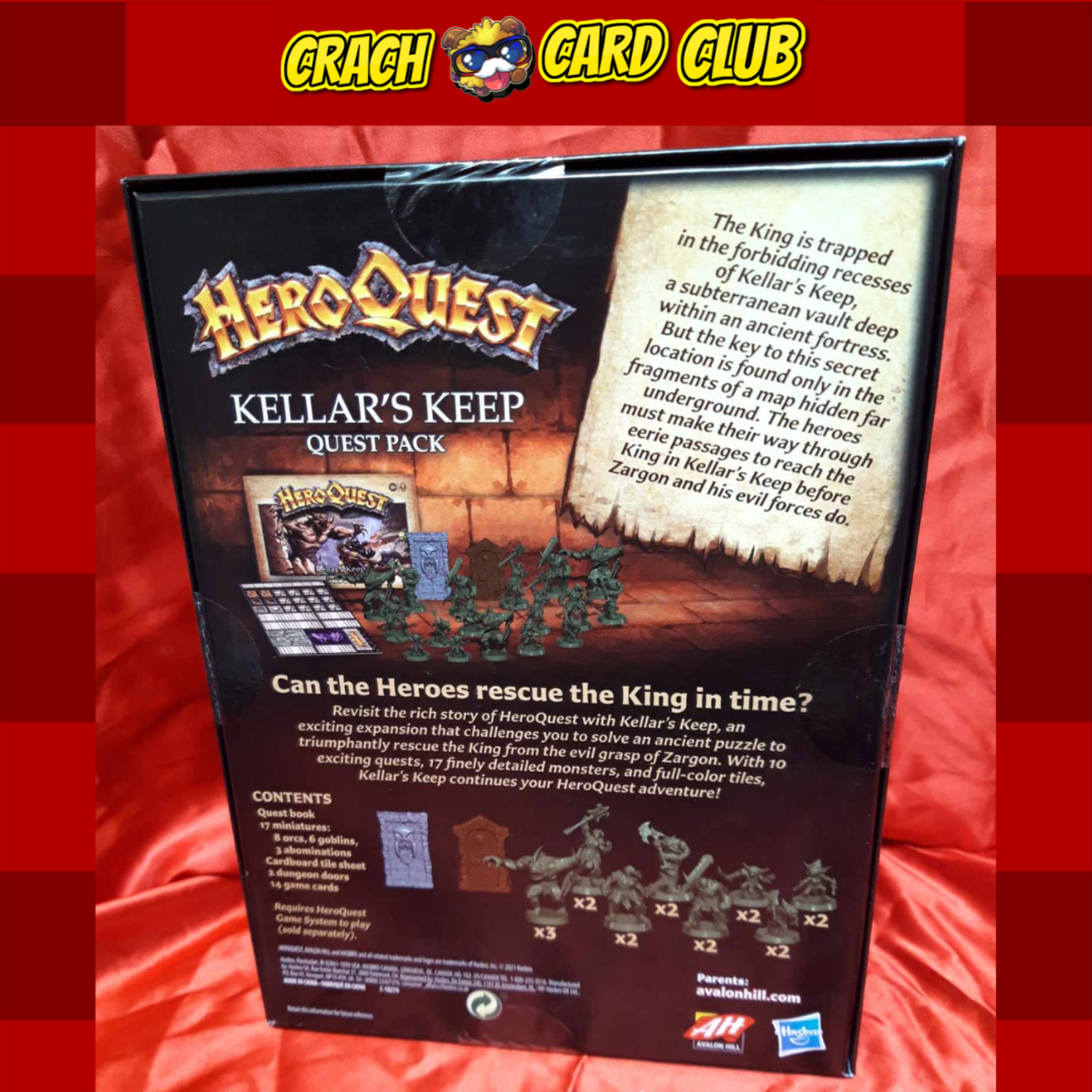 heroquest Hero Quest Avalon Hill Kellar's keep Expansion