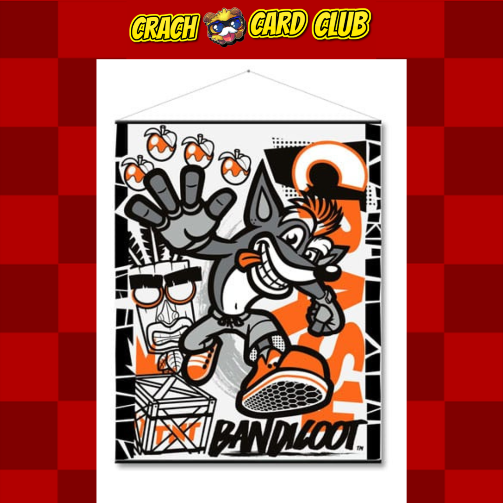 crash bandicoot Crash Bandicoot Poster Canvas Poster