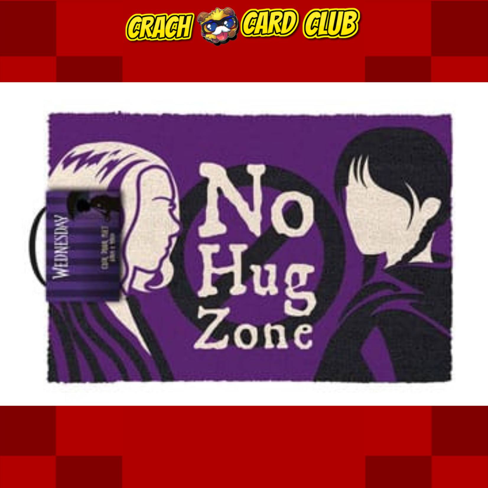 wednesday Wednesday Doormat No Hug Zone 40 x 60 cm