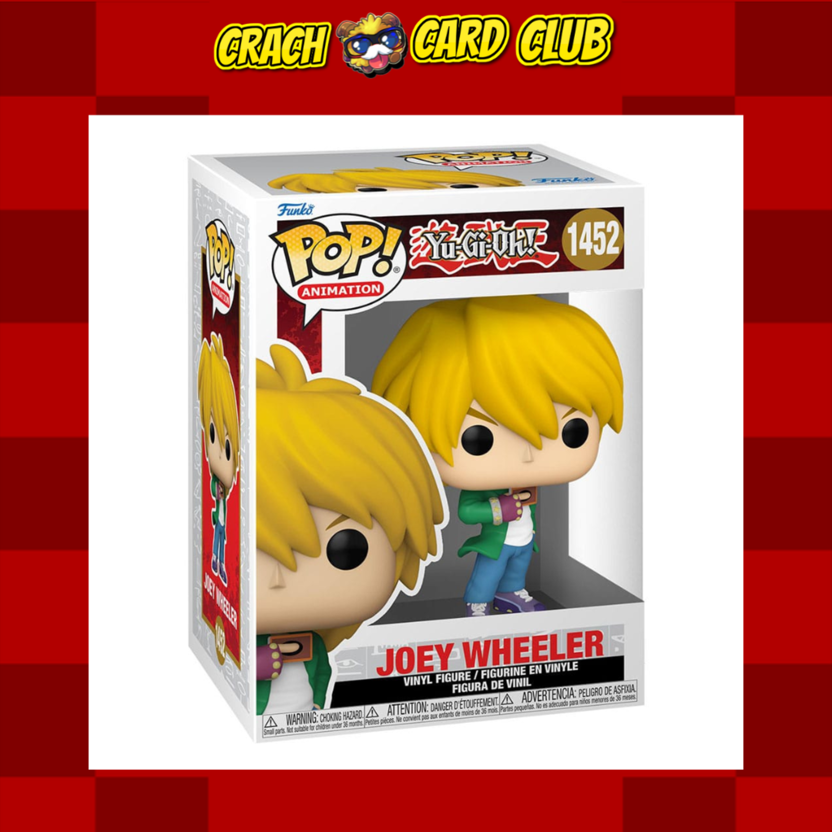 FUNKO Yu-Gi-Oh! Pop! Animation Vinyl Figure Joey Wheeler (DK) 9 cm