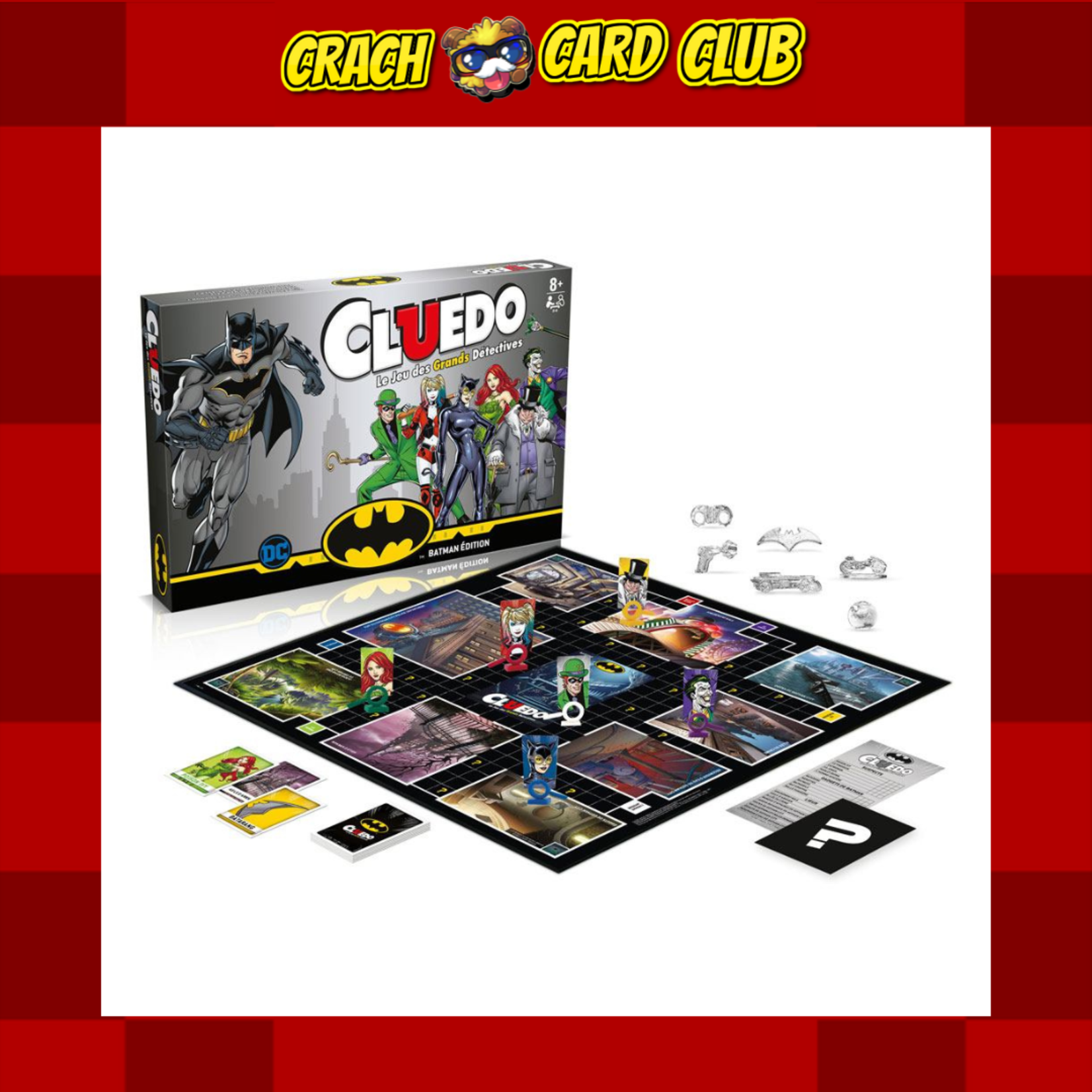 clue DC Comics Board Game Clue Batman *French Version*