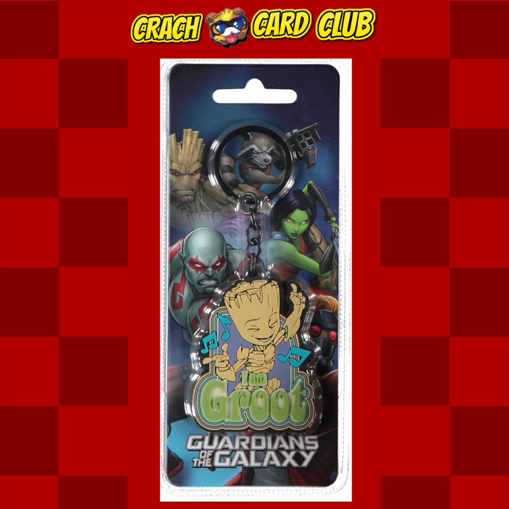 Marvel Guardians of the Galaxy Rubber-Keychain Groot