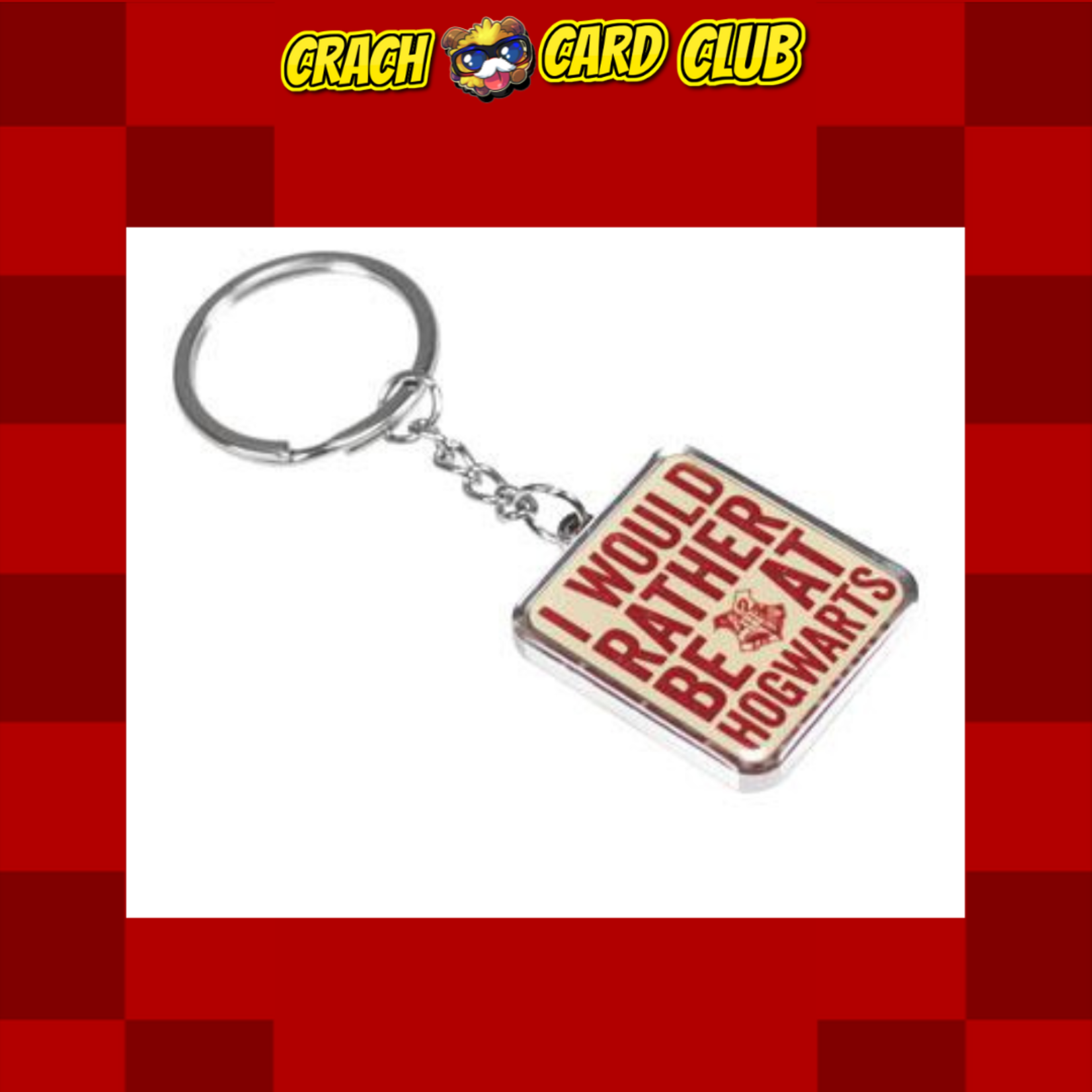 harry potter Harry Potter Keyring Rather be at Hogwarts