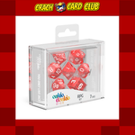 aokie doakie Oakie Doakie Dice RPG Set Marble - Red (7)