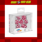 aokie doakie Oakie Doakie Dice RPG Set Speckled - Pink (7)