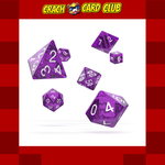 aokie doakie Oakie Doakie Dice RPG Set Speckled - Red (7)