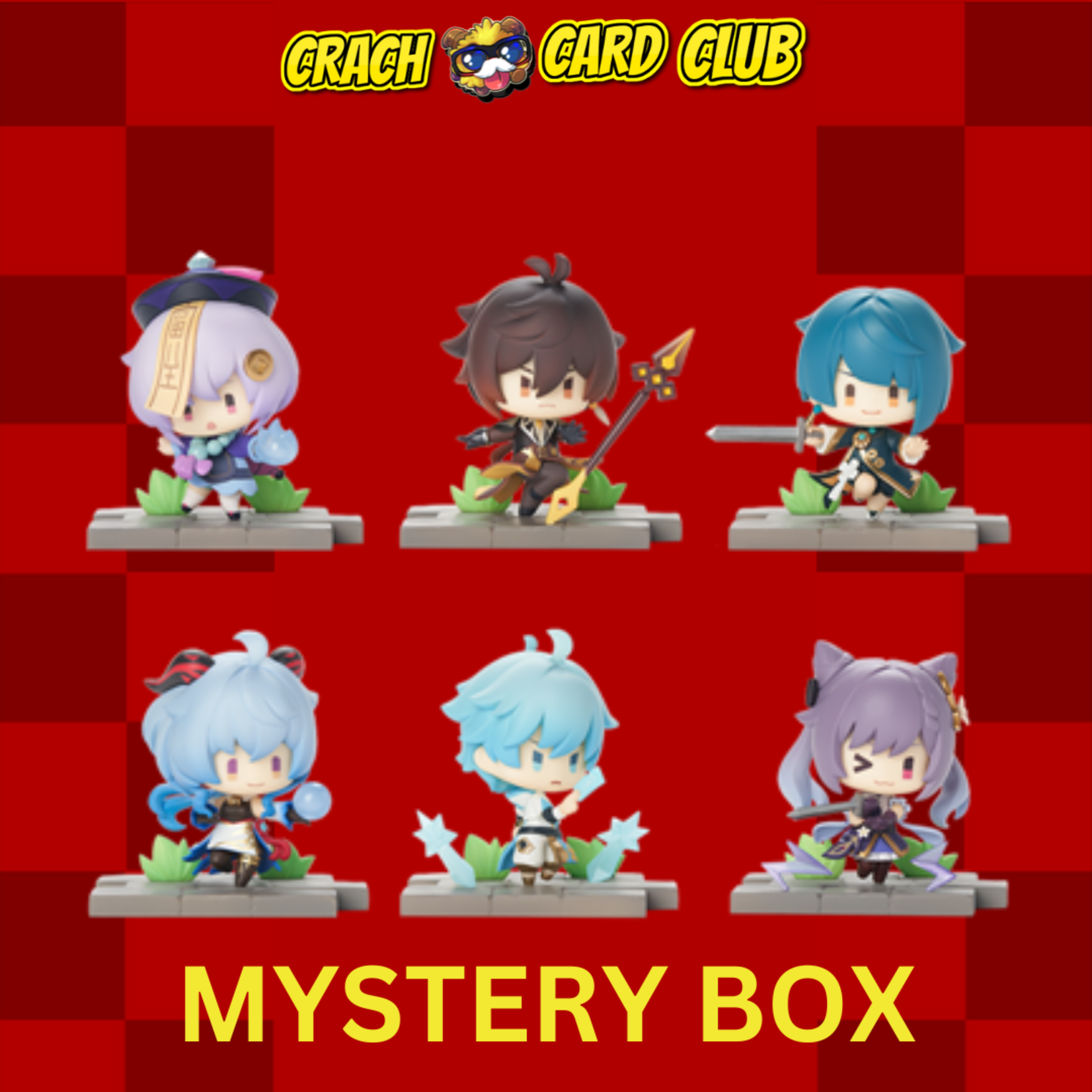 Genshin Impact MYSTERY BOX : Genshin Impact - Liyue Edition Battle Scene Series - Qiqi, Zhongli, Xingqiu, Ganyu, Chongyun, Keqing