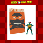 TMNT Teenage Mutant Ninja Turtles BST AXN x IDW Action Figure & Comic Book Michelangelo Exclusive 13 cm