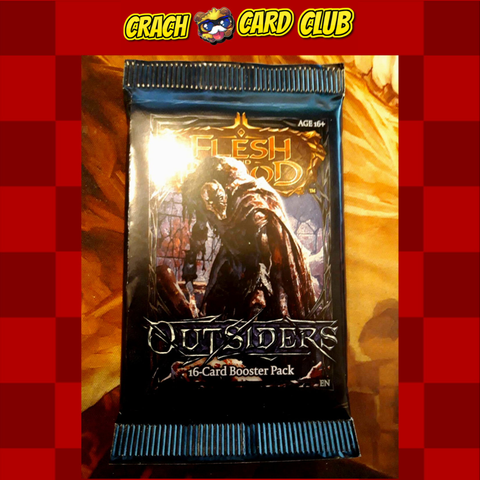 flesh and blood FLESH & BLOOD TCG - OUTSIDERS BOOSTER PACK - EN