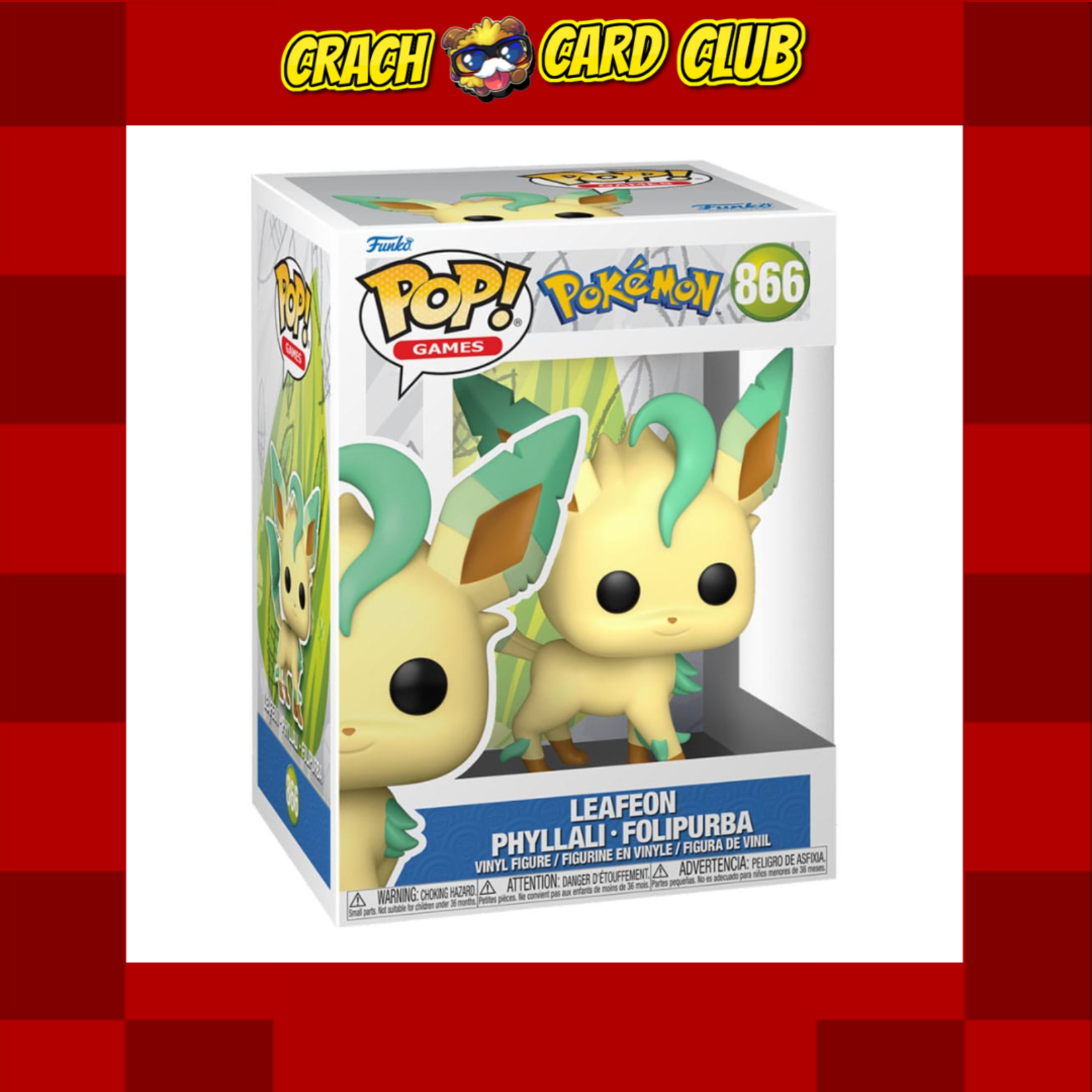 Pokemon Pokemon POP! Games Vinyl Figure Leafeon (EMEA) 9 cm