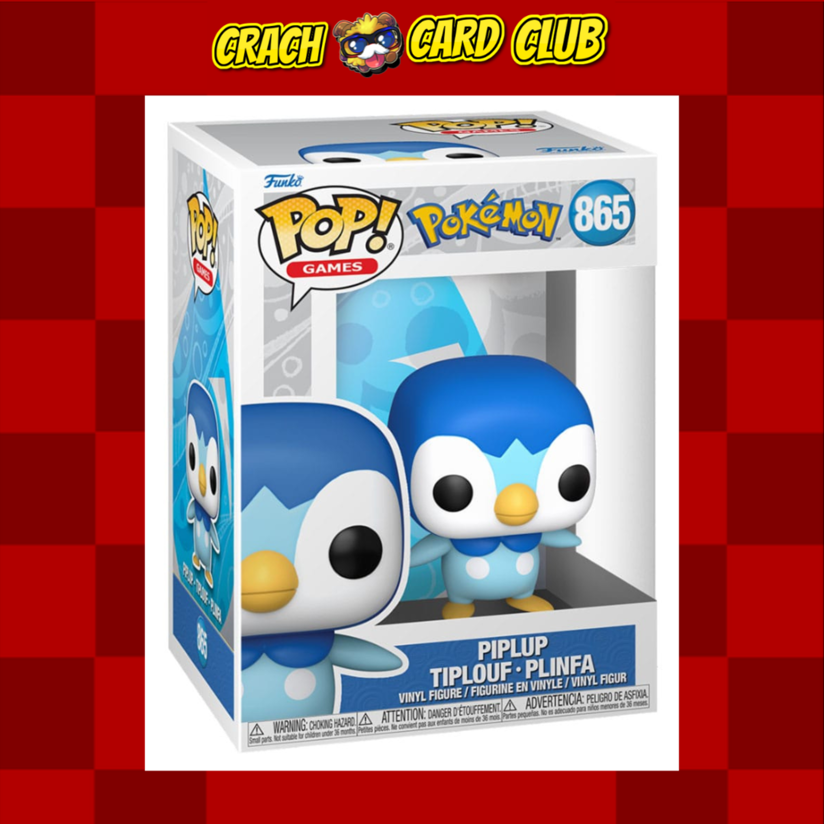 Pokemon Pokemon POP! Games Vinyl Figure Piplup (EMEA) 9 cm