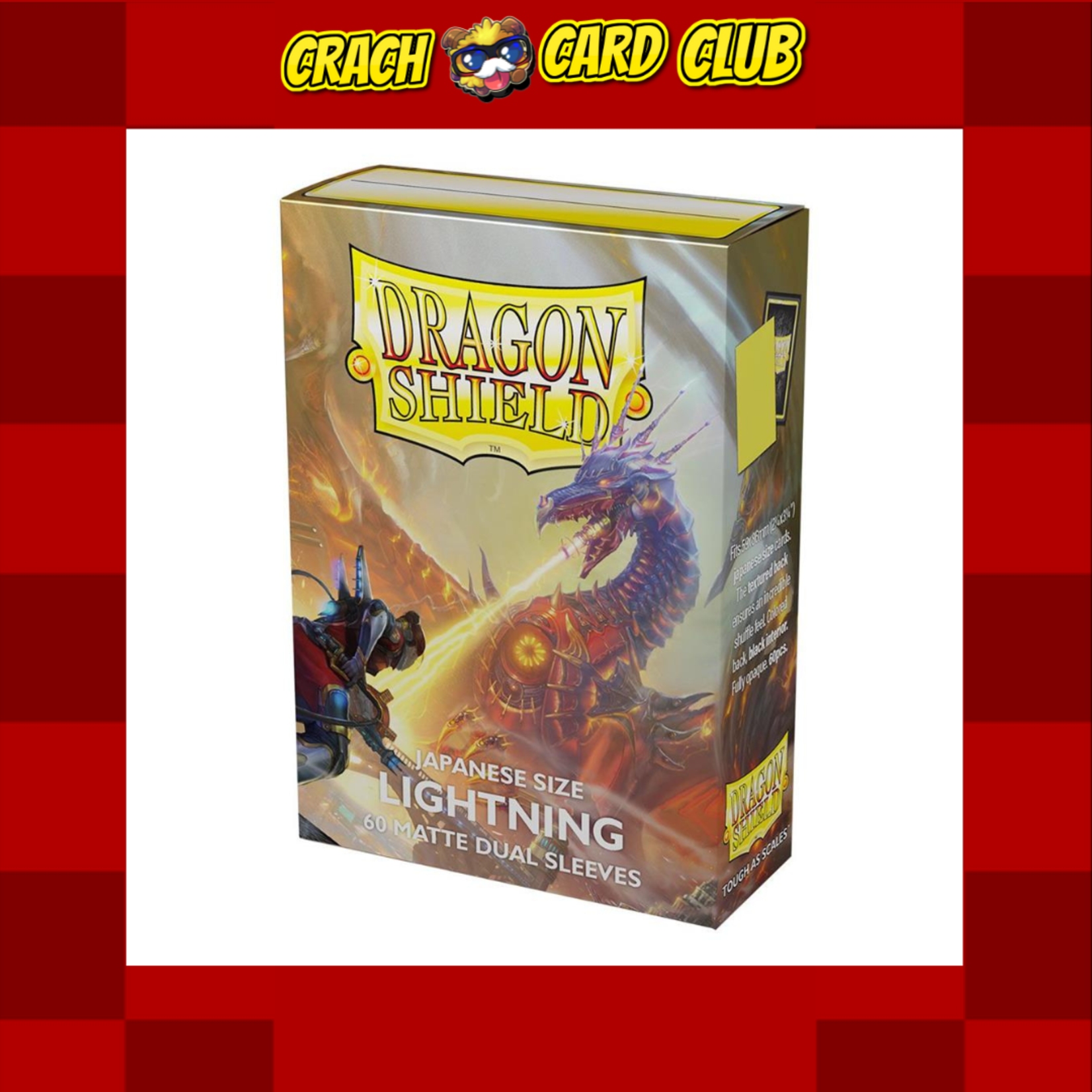 Dragon Shield Dragon Shield Japanese size Dual Matte Sleeves - Lightning 'Ailia' (60 Sleeves)