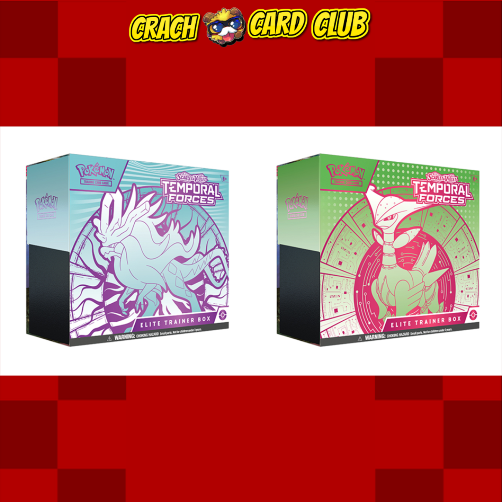 Pokemon PKM - SCARLET & VIOLET 5 TEMPORAL FORCES ELITE TRAINER BOX - EN