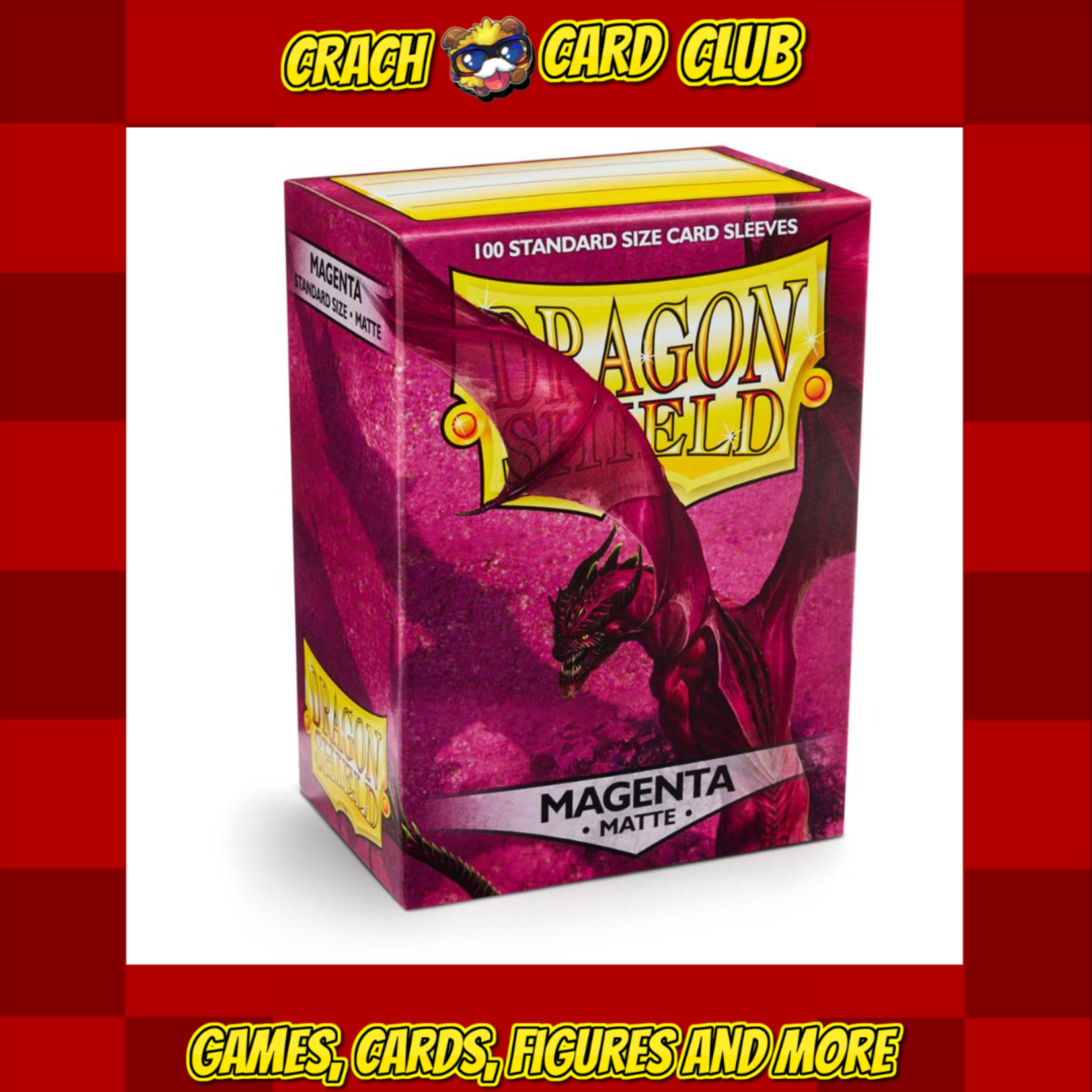 Dragon Shield Dragon Shield Standard Sleeves - Matte Magenta (100 Sleeves)