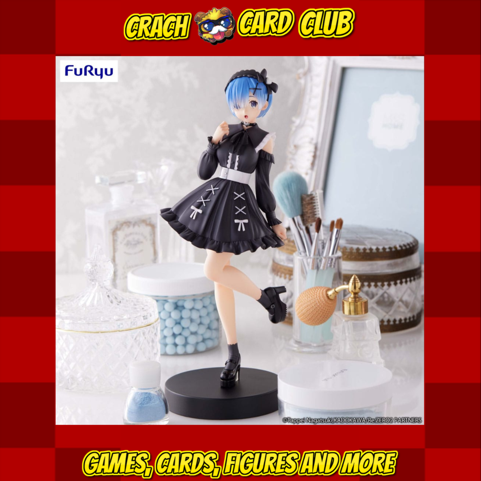 Re zero Rem Re:Zero Starting Life in Another World Trio-Try-iT PVC Statue Girly Outfit Black 21 cm