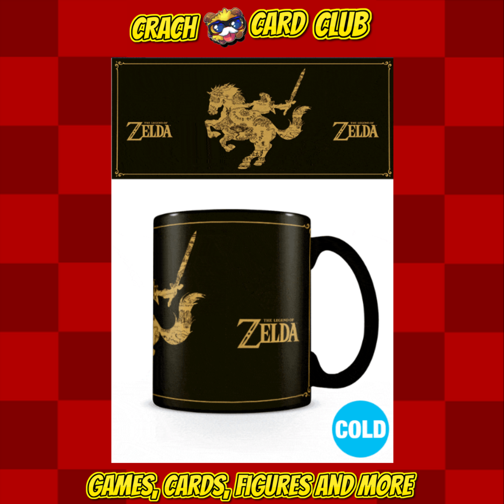 Zelda Legend of Zelda Heat Change Mug Map