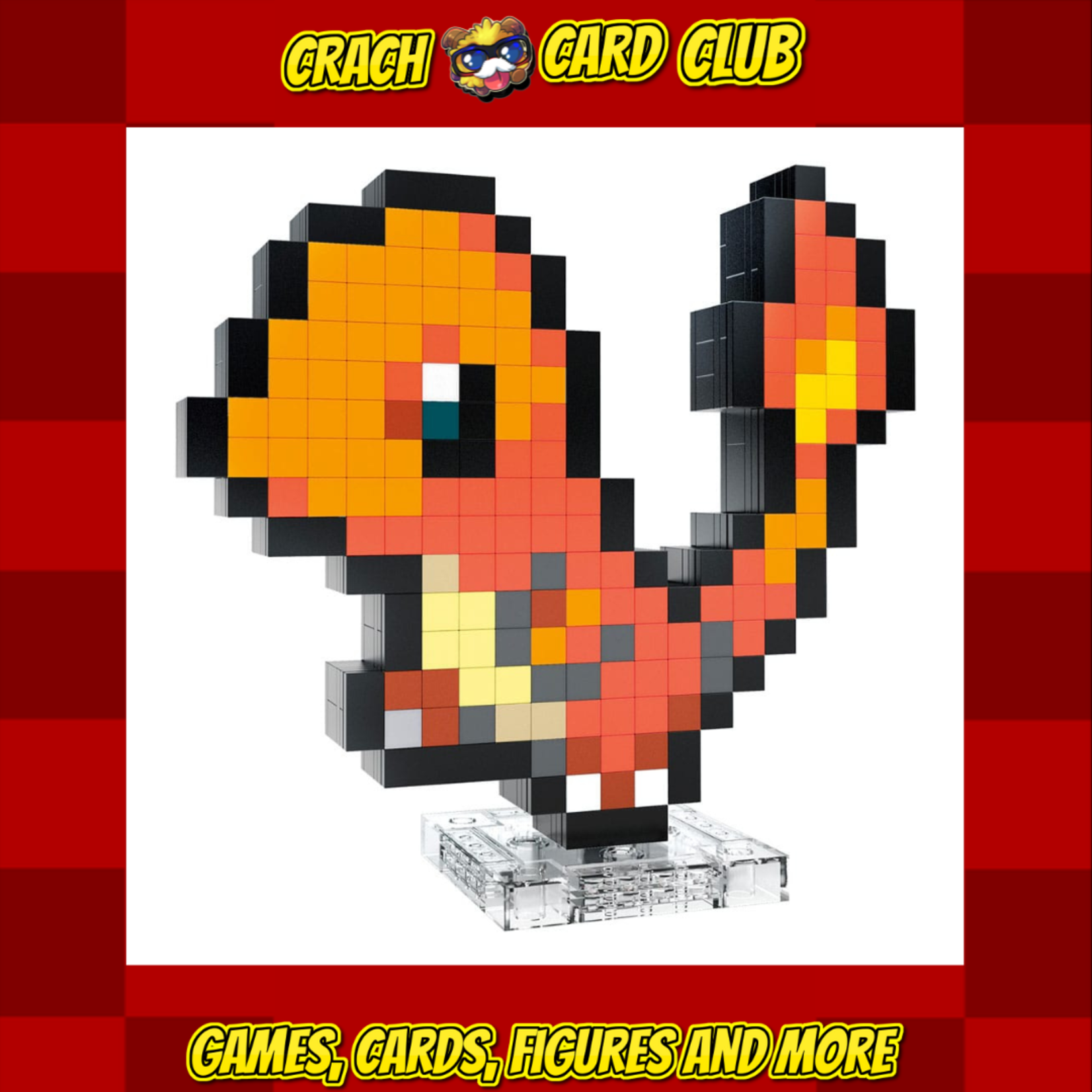 Pokemon Pokémon MEGA Construction Set Charmander Pixel Art