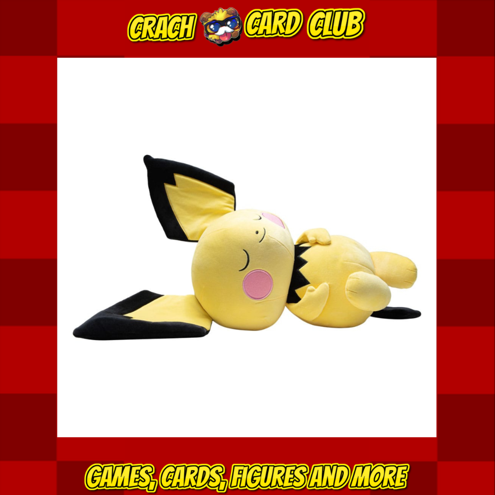 Pokemon Pokémon Plush Figure Sleeping Pichu 45 cm