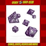 oakie doakie Oakie Doakie Dice RPG Set Marble - Purple (7)