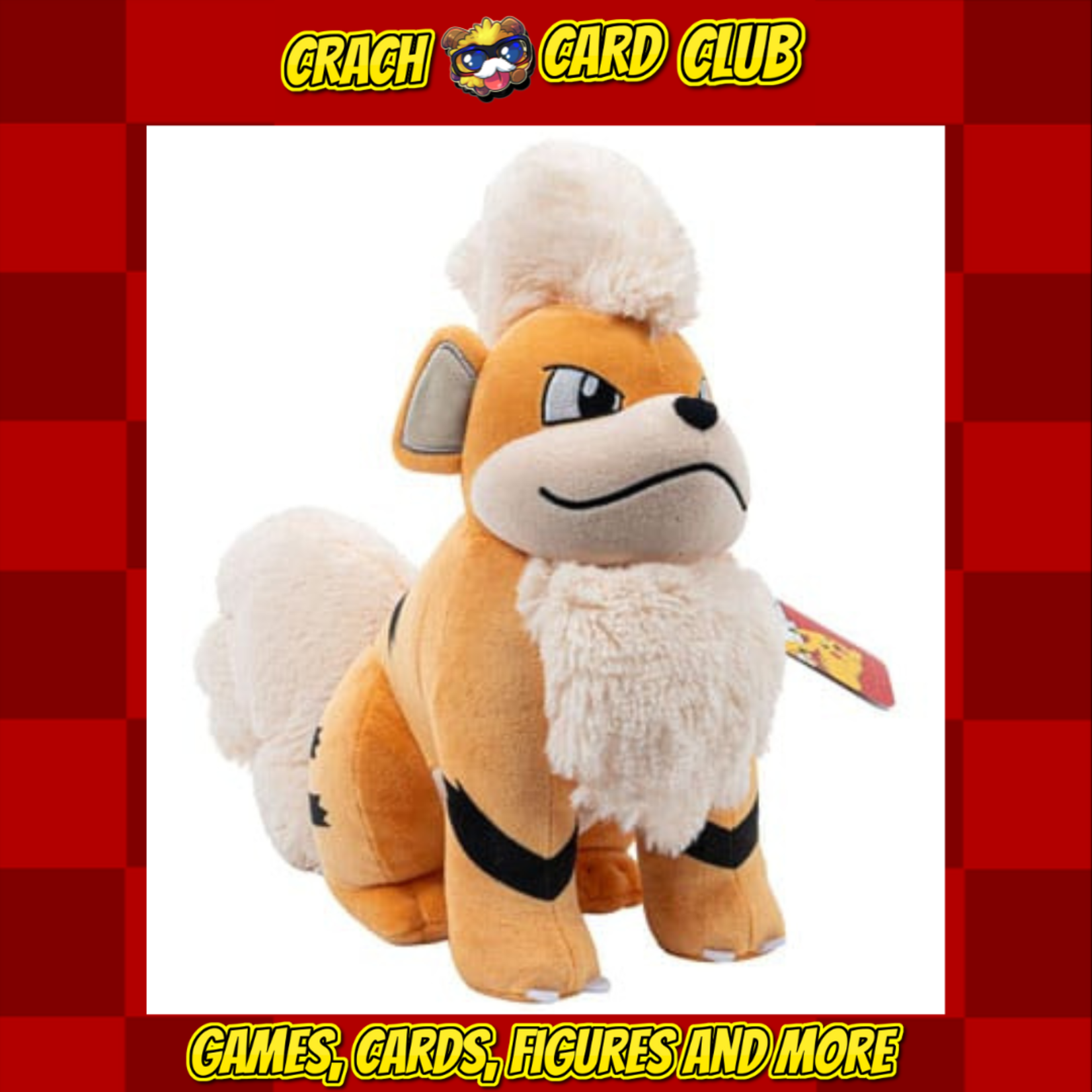 Pokemon Pokémon Plush Figure Growlithe 30 cm