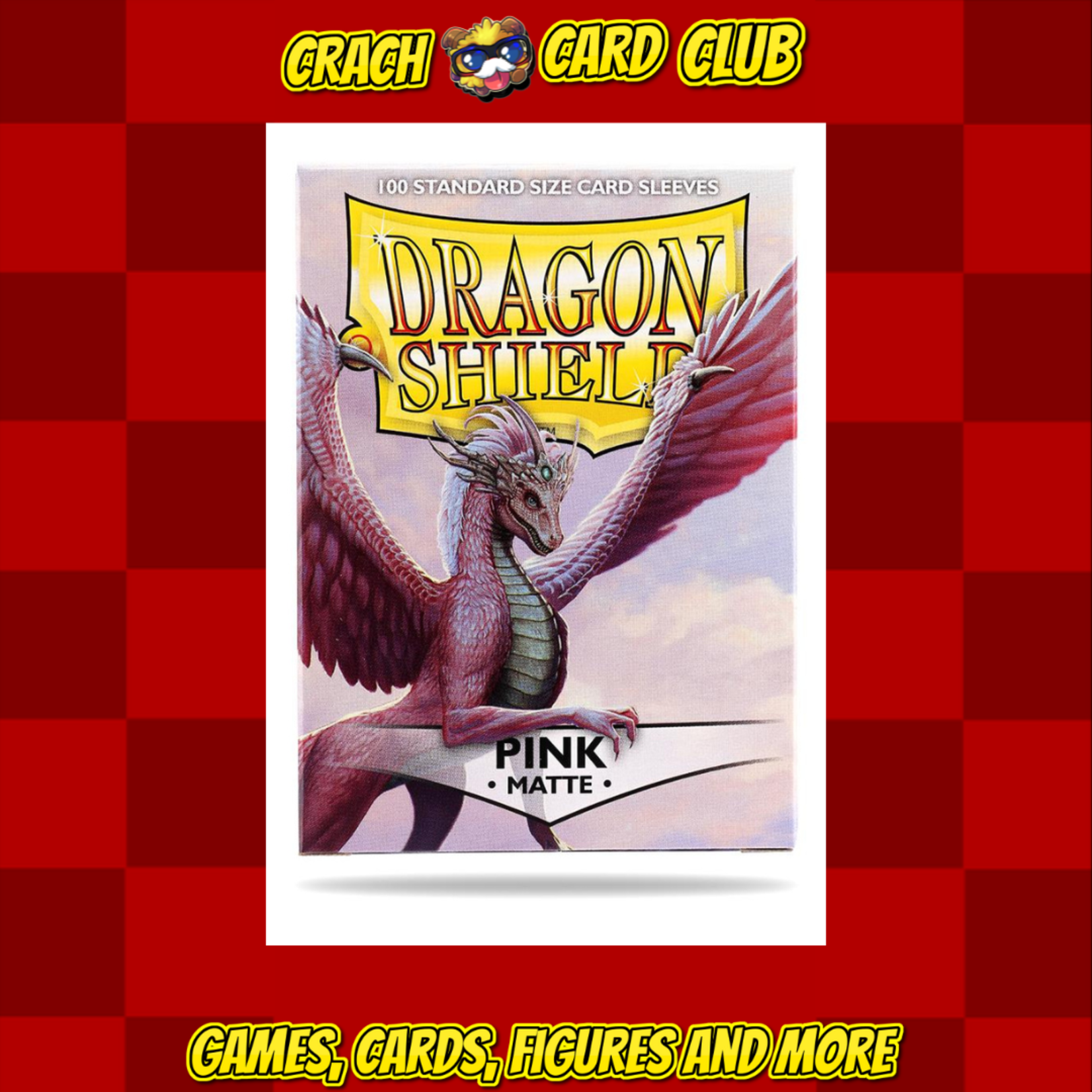 Dragon Shield Dragon Shield Standard Sleeves - Matte Pink (100 Sleeves)