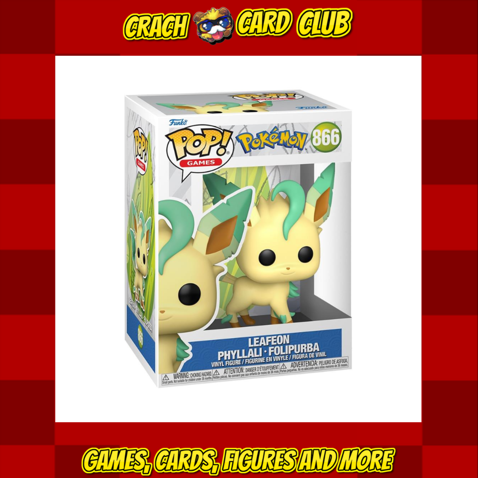 FUNKO Funko POP! Games: Pokemon - Leafeon (EMEA)