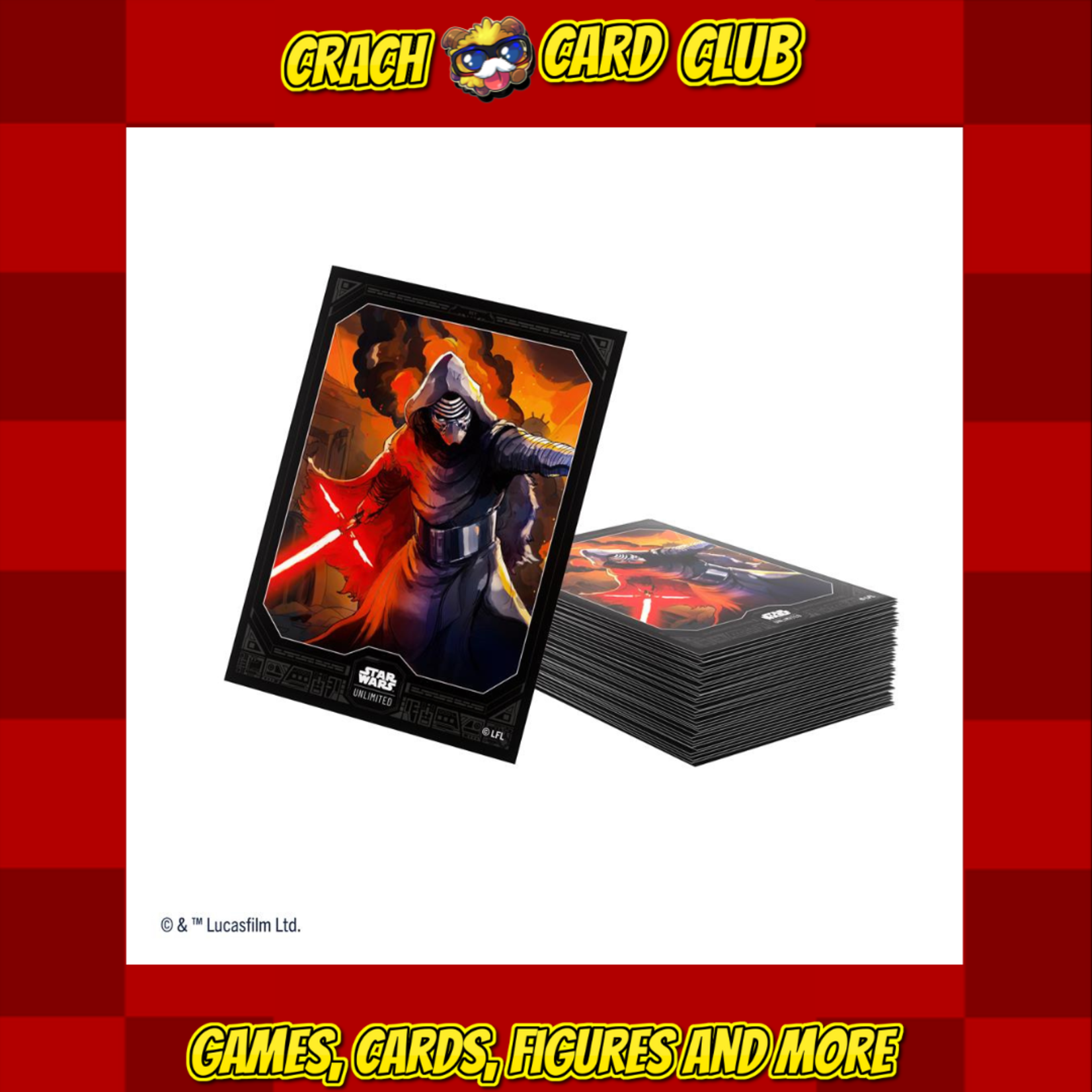 starwars Gamegenic - Star Wars: Unlimited Art Sleeves - Kylo Ren