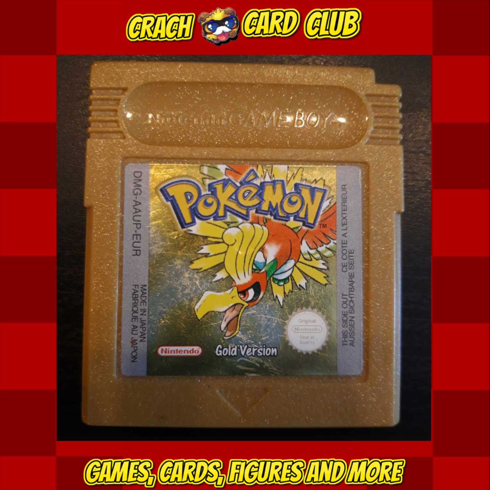 Nintendo Pokemon Gold Gameboy ( new battery )