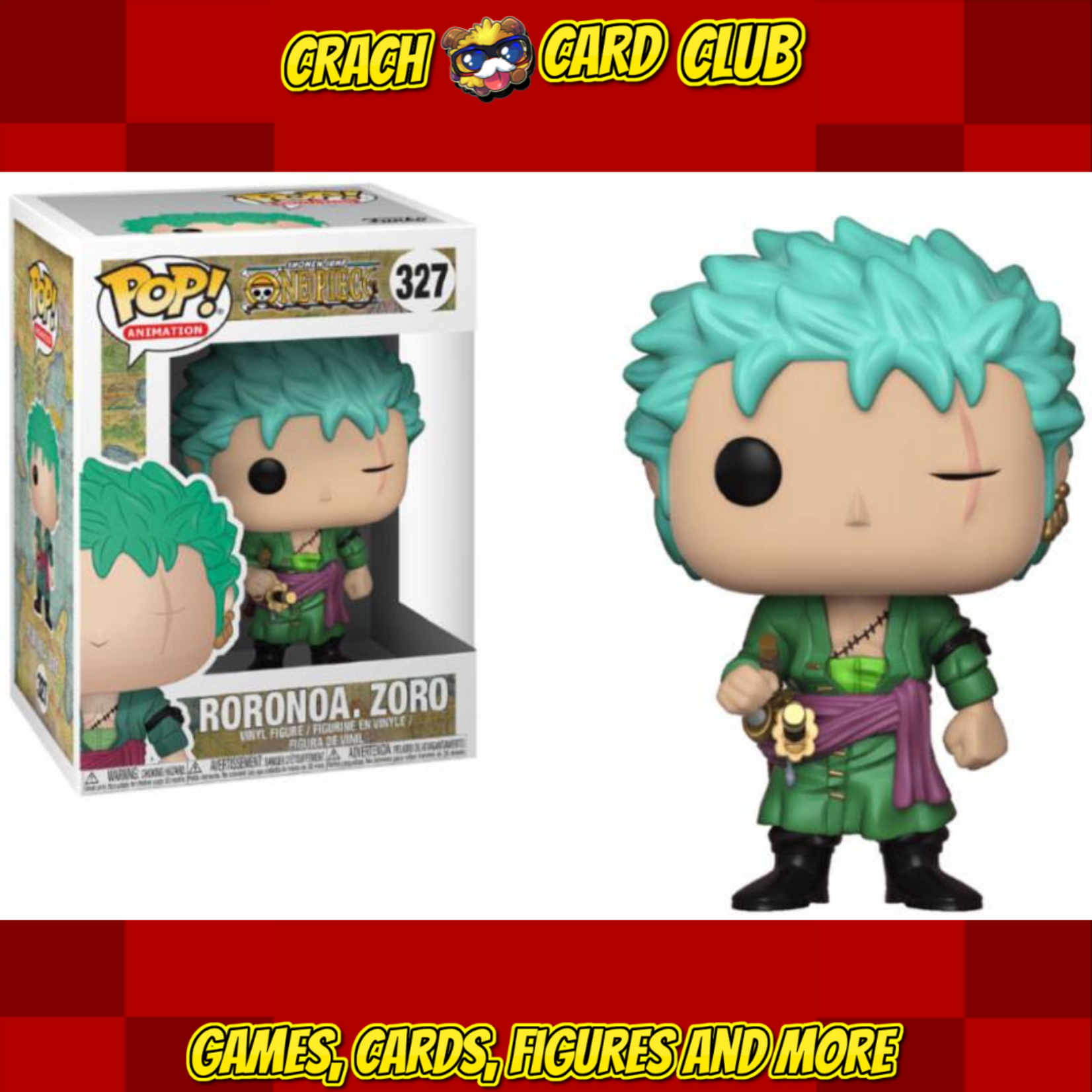 One Piece One Piece POP! Television Vinyl Figure Zoro 9 cm