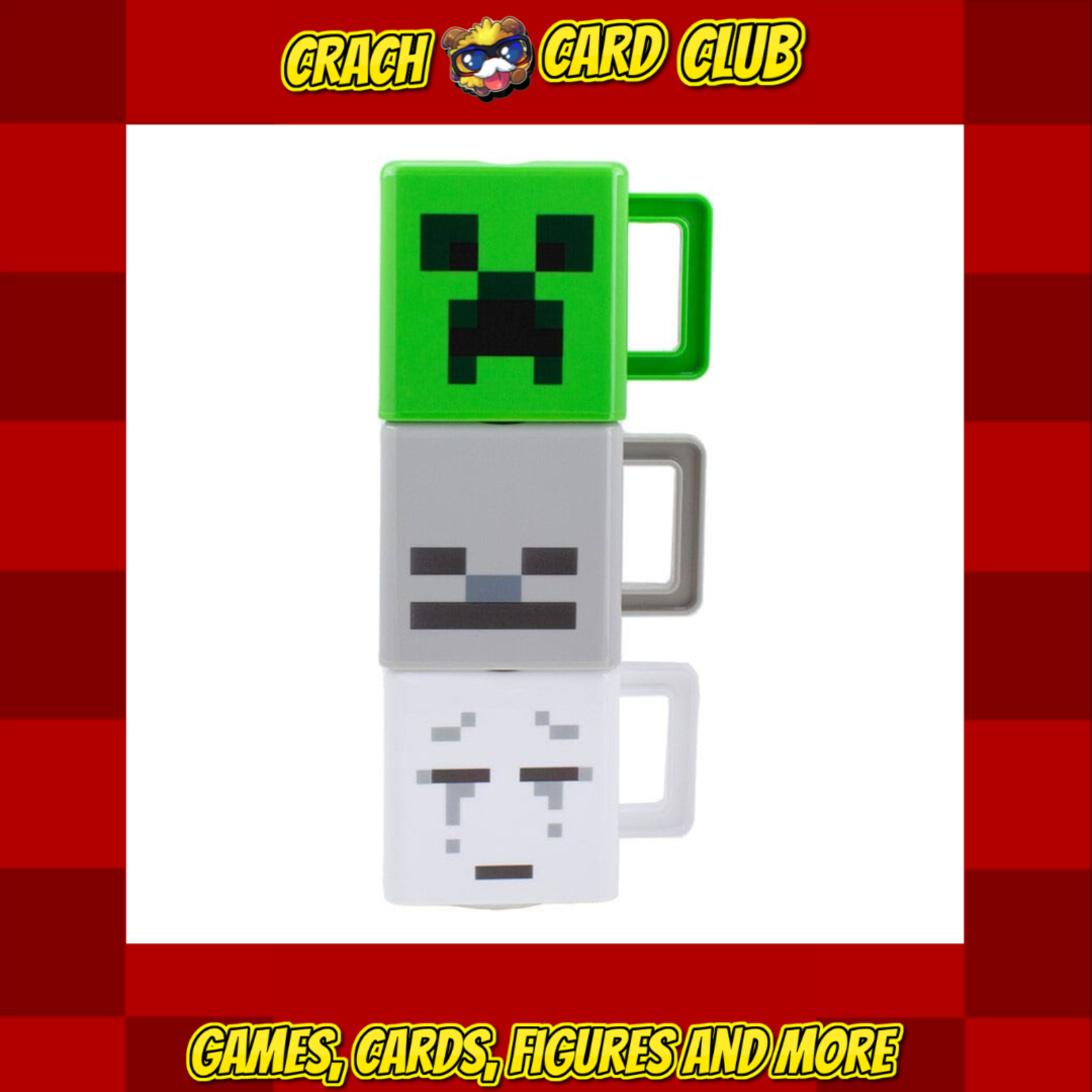 minecraft Minecraft: Set of 3 Stacking Mugs