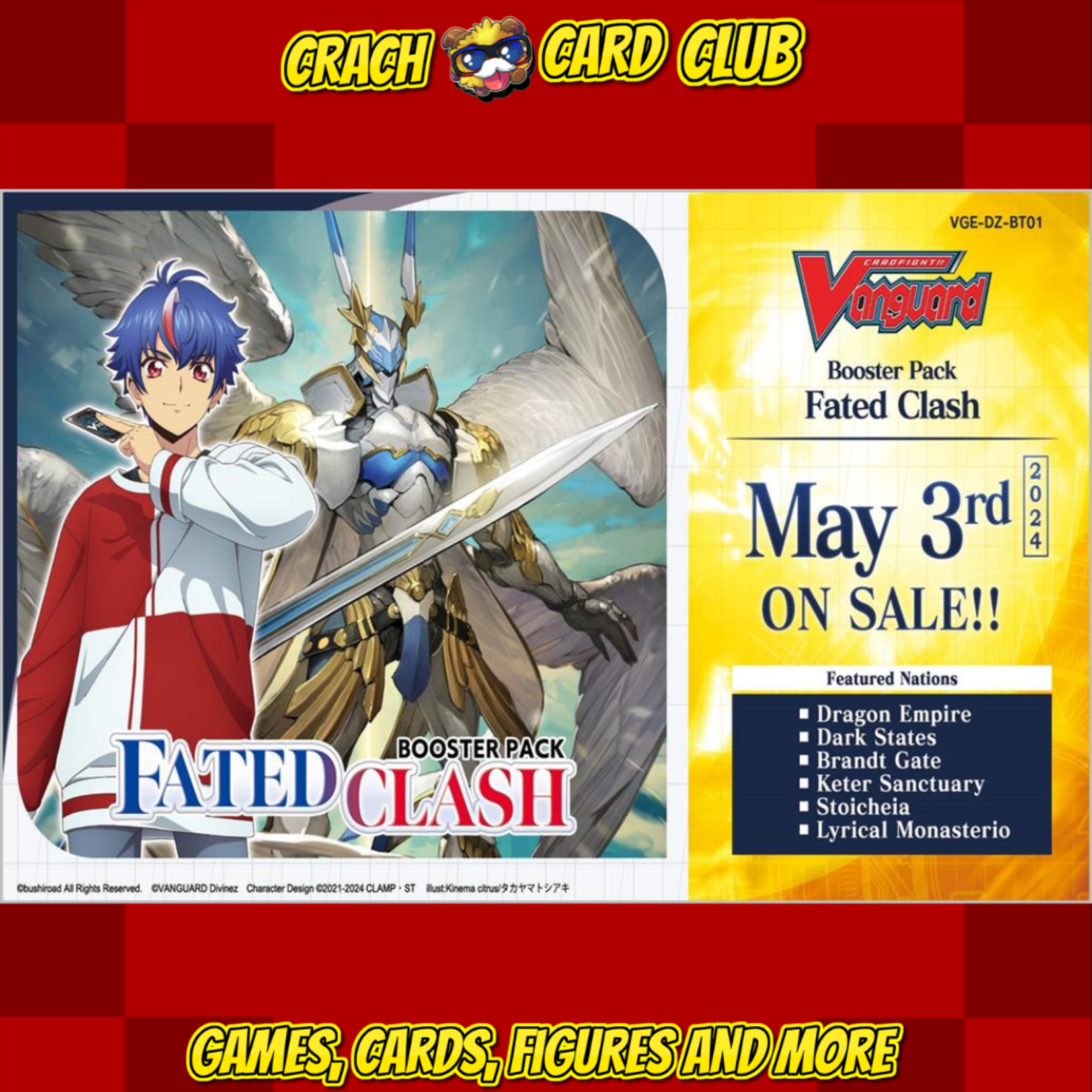 vanguard Cardfight!! Vanguard - Fated Clash (2nd Edition) Booster Display (16 Packs) - EN