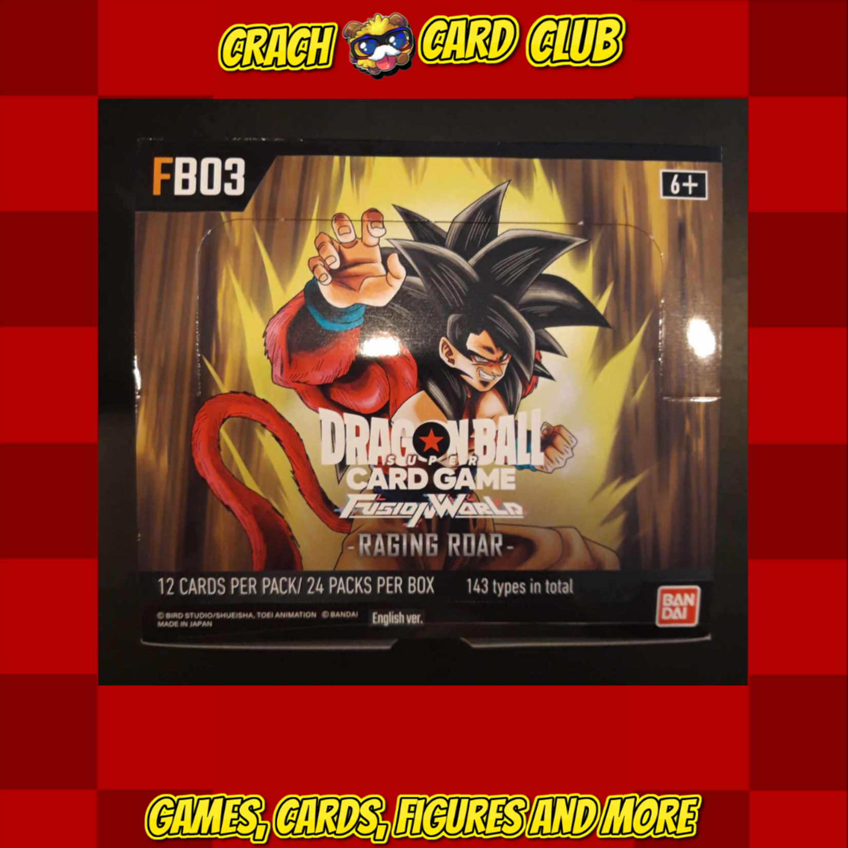 dragon ball fusion Dragon Ball Super Card Game - Fusion World FB03 Booster Display (24 Packs) - EN