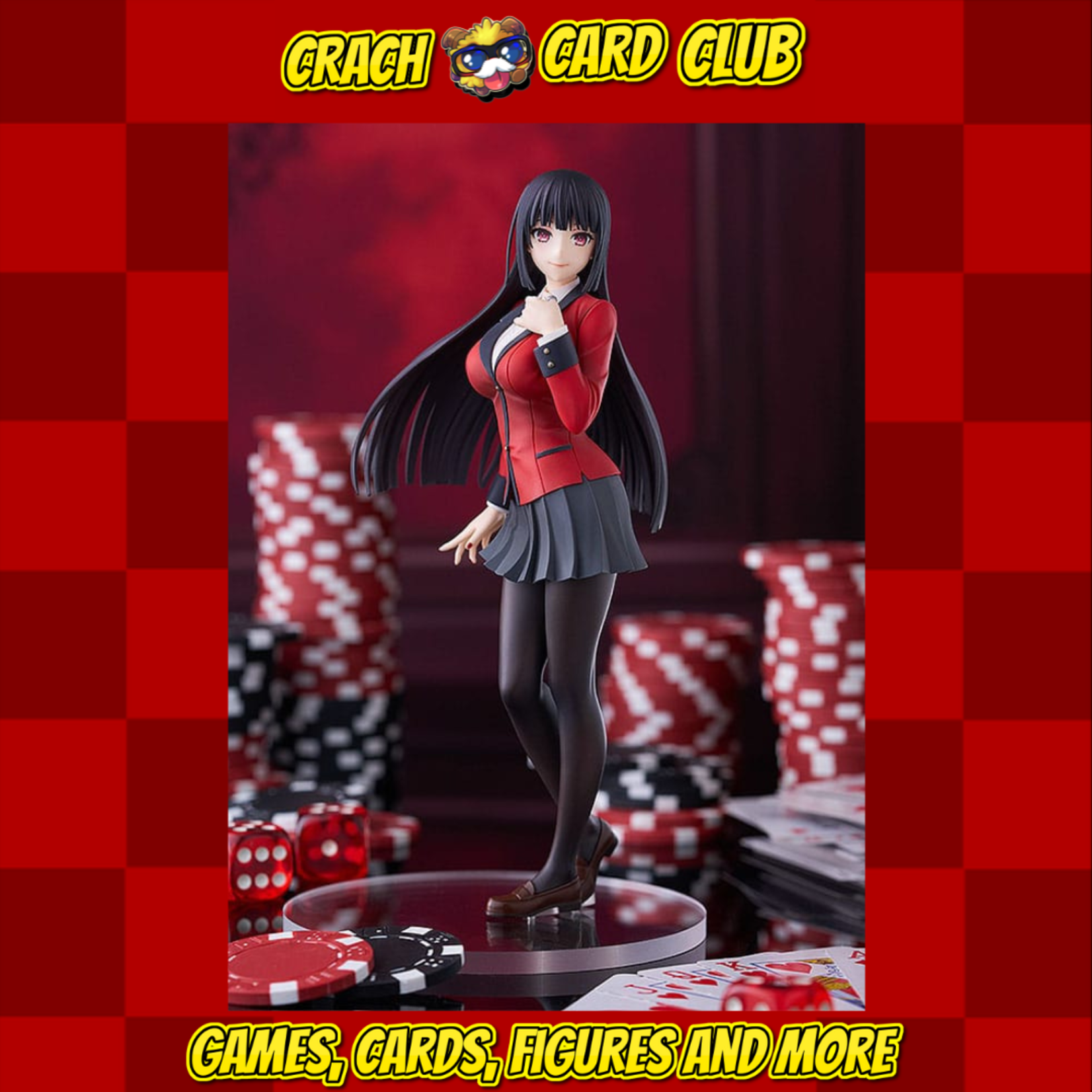 kakegurui Kakegurui ×× Pop Up Parade PVC Statue Yumeko Jabami 17 cm