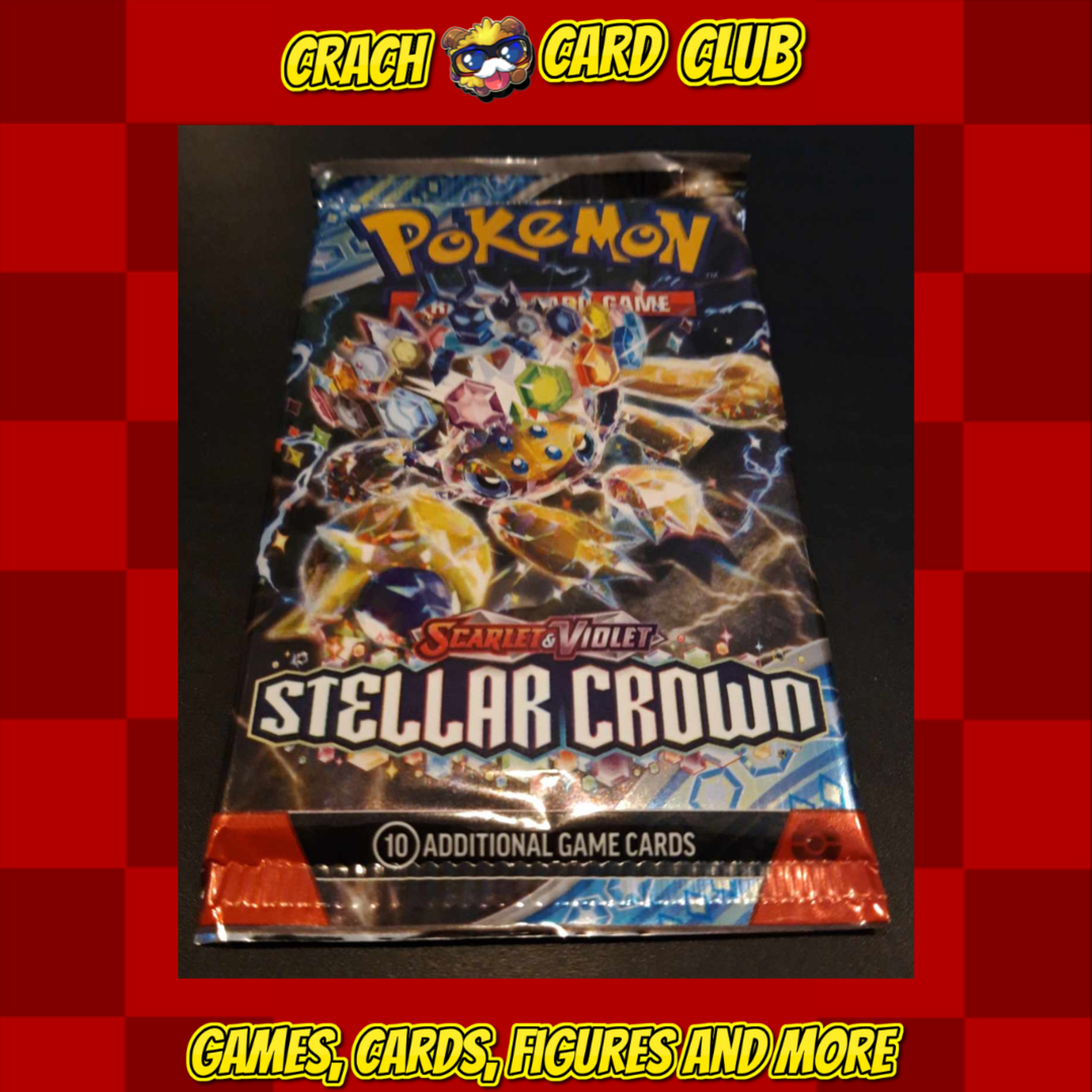 Pokemon PKM - Scarlet & Violet 7 Stellar Crown Booster pack - EN