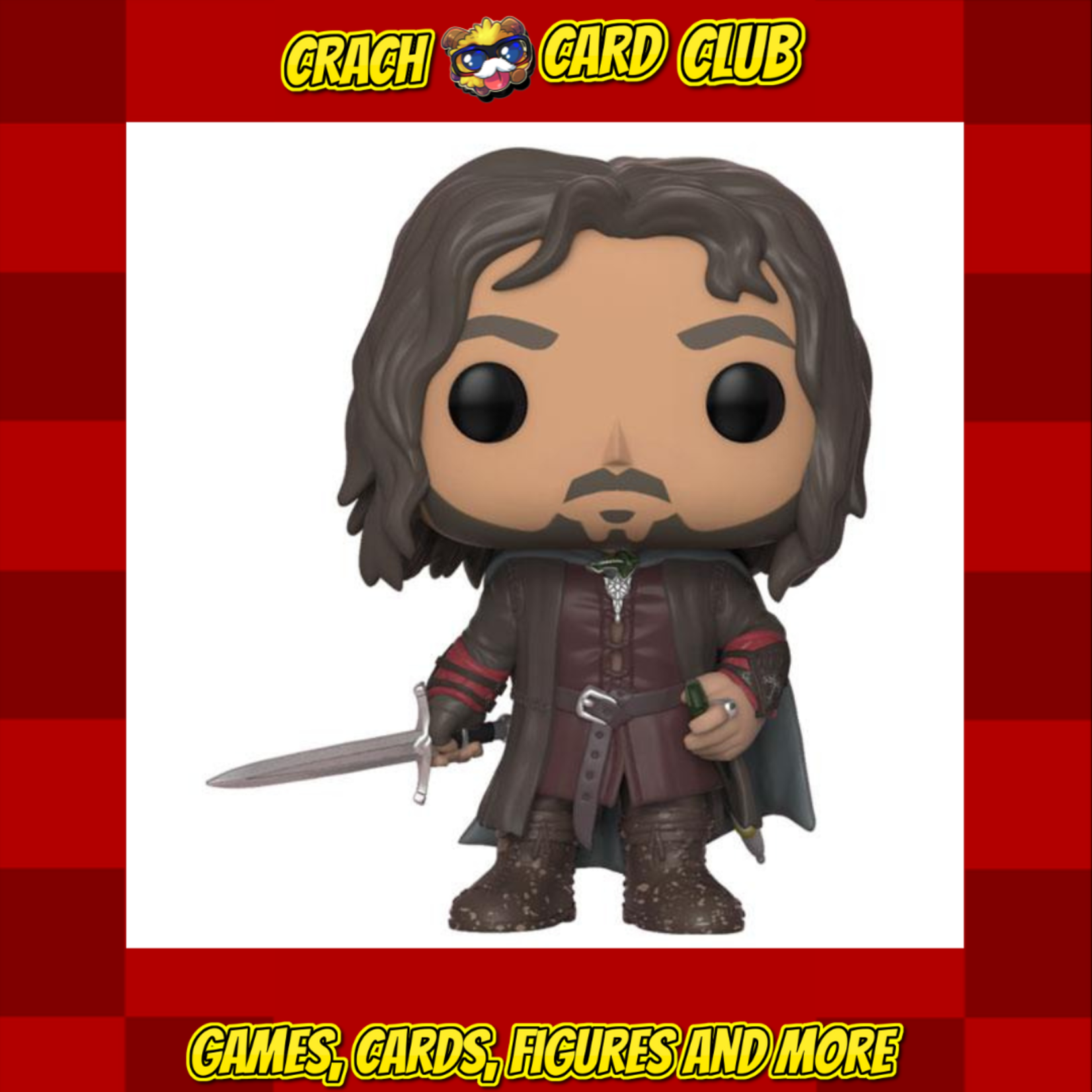 lord of the rings Lord of the Rings POP! Movies Vinyl Figure Aragorn 9 cm