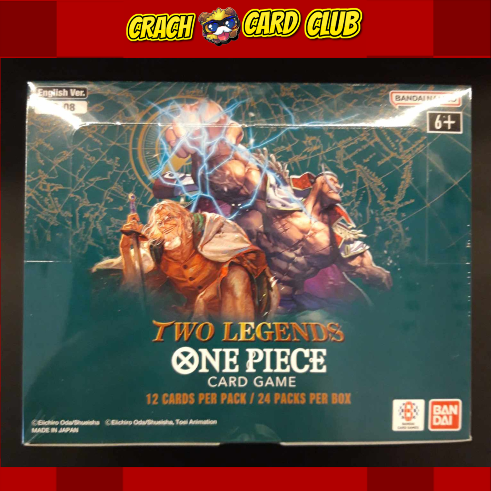 One Piece One Piece Card Game - Two Legends Booster Display OP08 (24 Packs) - EN