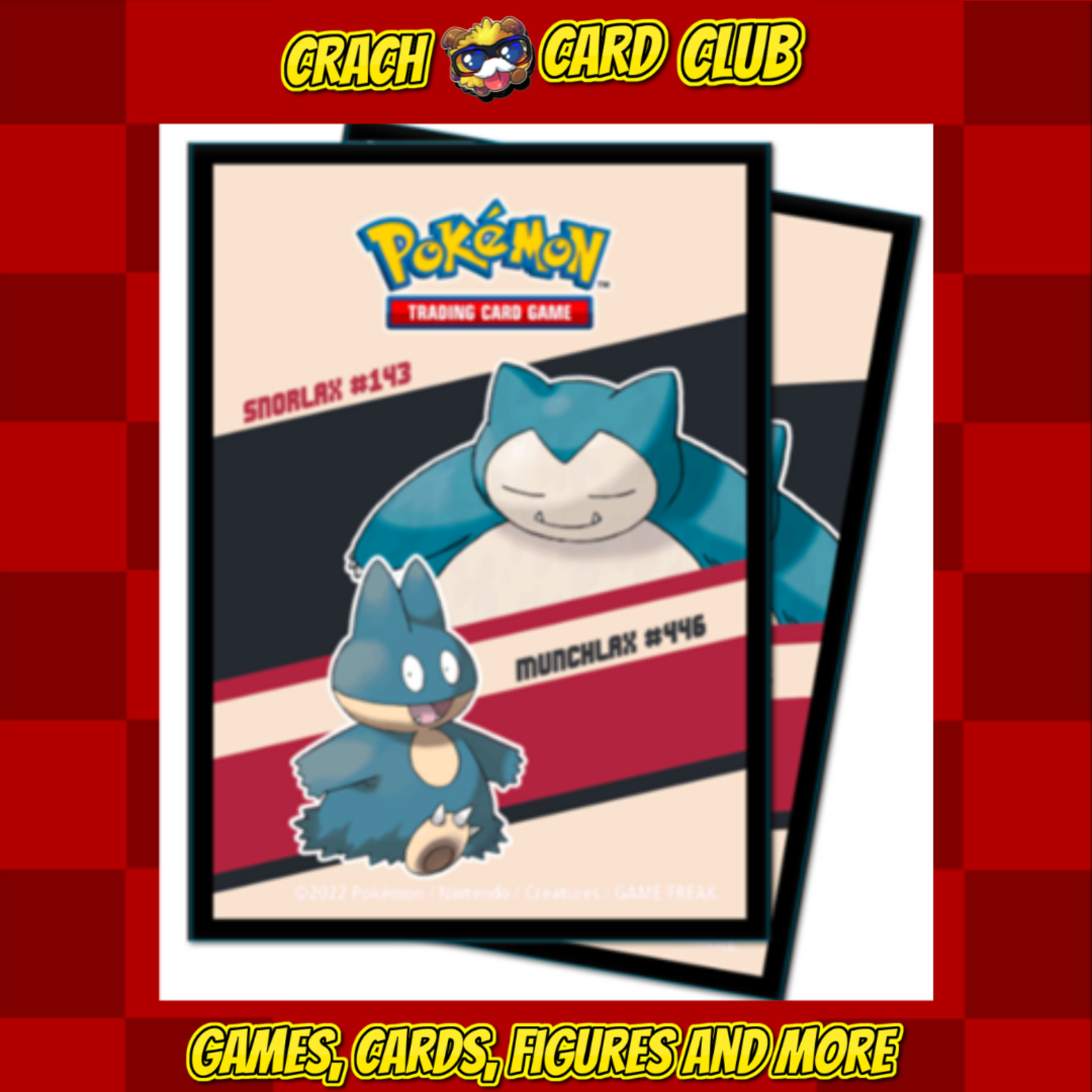 Ultra Pro UP - Snorlax & Munchlax Deck Protectors for Pokémon (65 Sleeves)