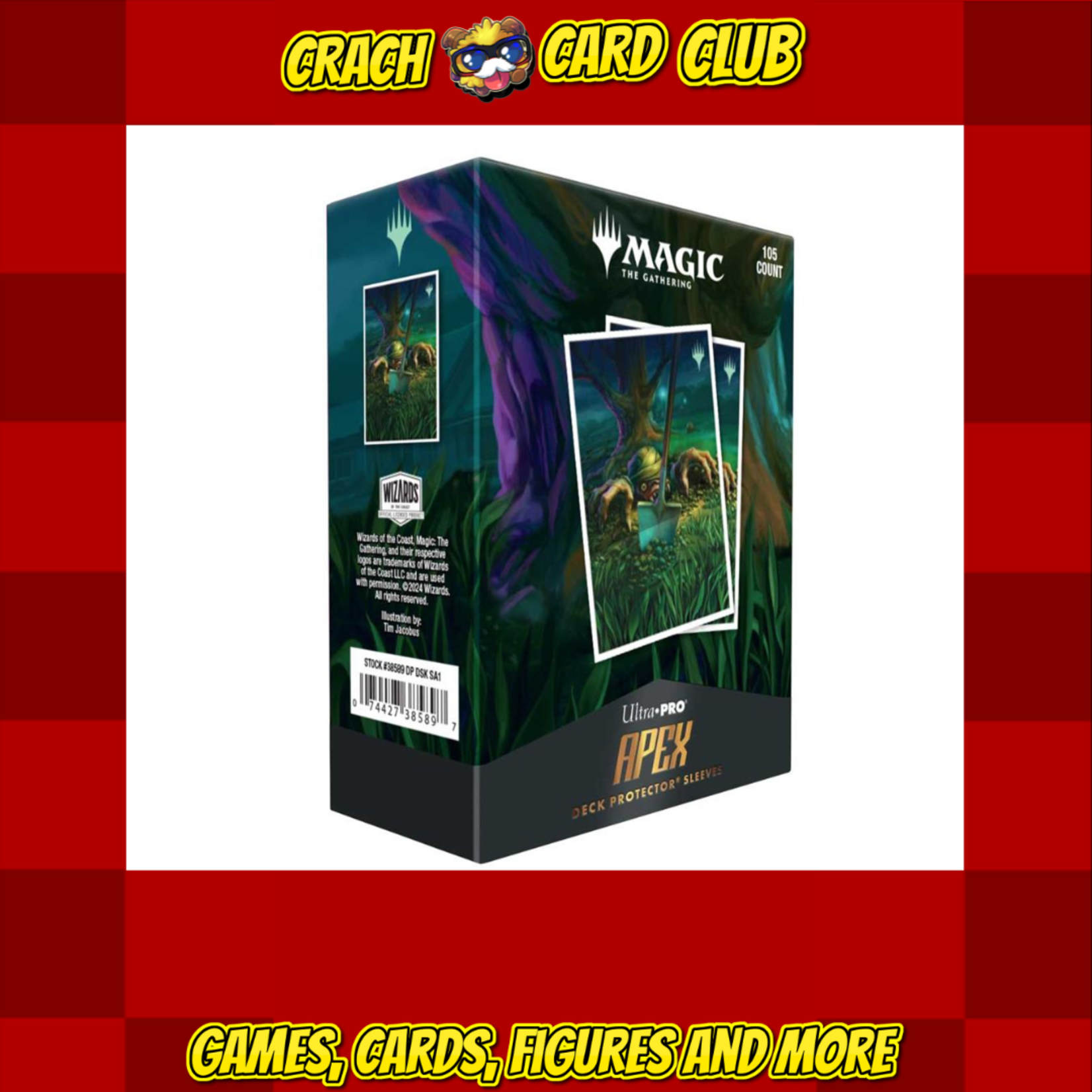 Ultra Pro UP - Duskmourn 105ct Apex Deck Protector sleeves Special Guest - Guest Artist 1 for MTG