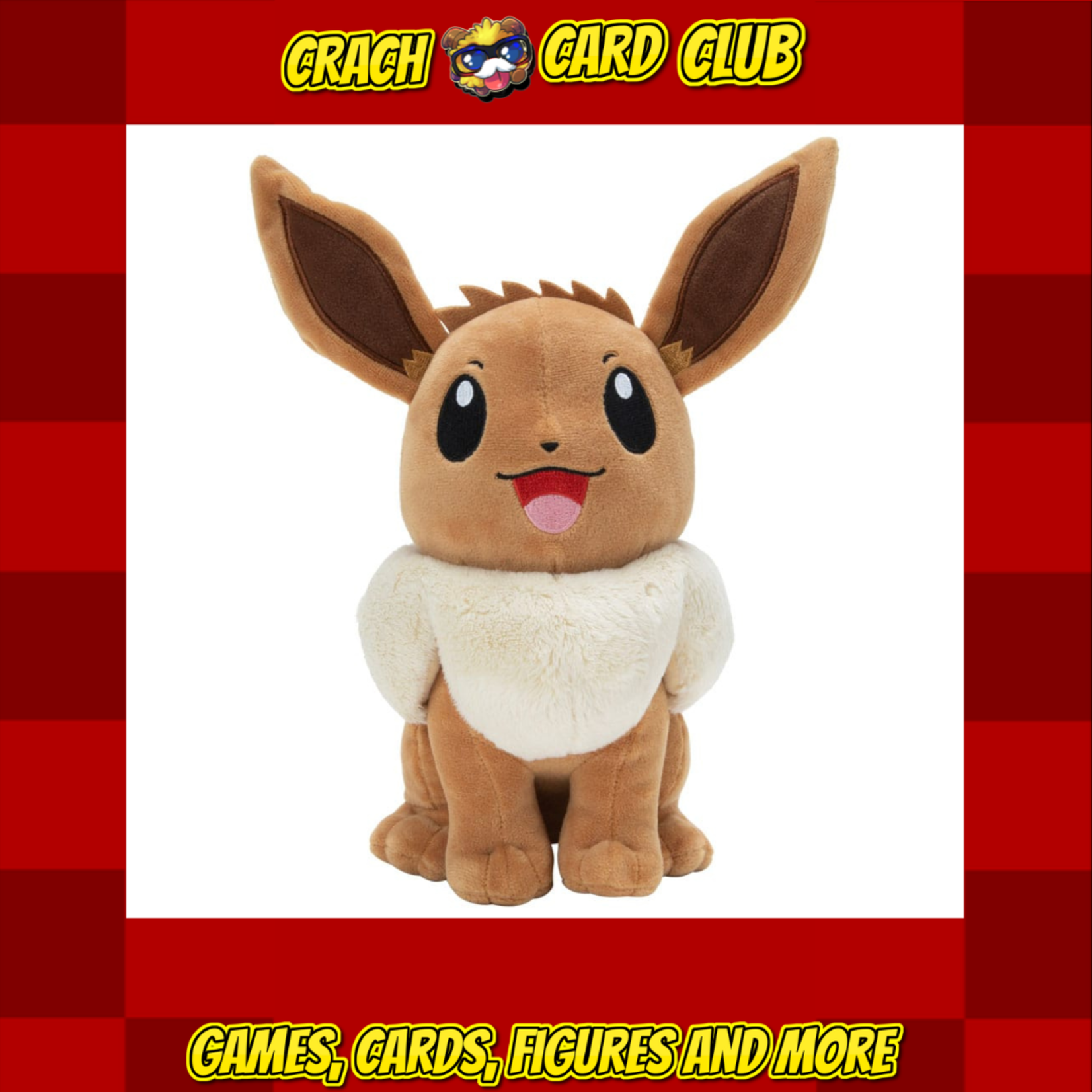 Pokemon Pokémon Plush Figure Eevee Smile 30 cm